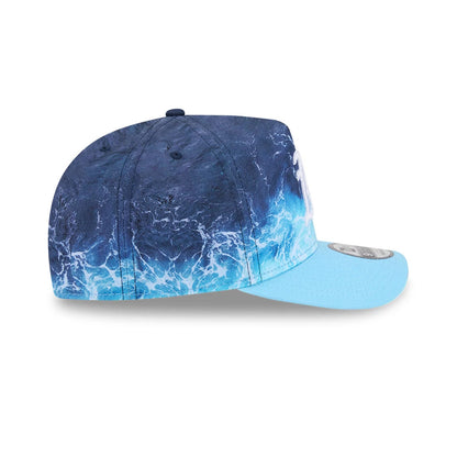 Pictured is this MLB Deep Water Athletics 9FIFTY A-Frame Snapback cap in pastel blue. 6