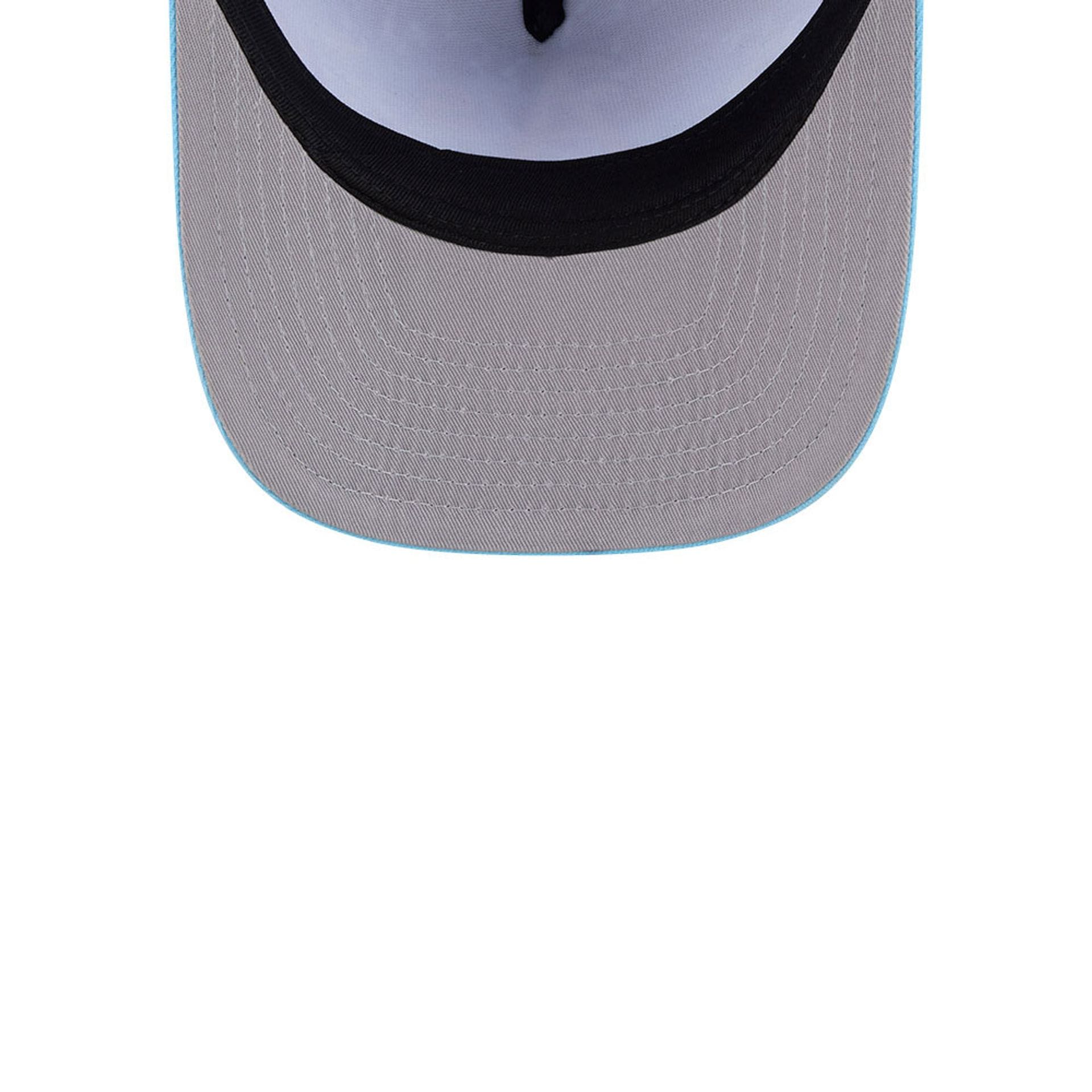 Pictured is this MLB Deep Water Athletics 9FIFTY A-Frame Snapback cap in pastel blue. 2