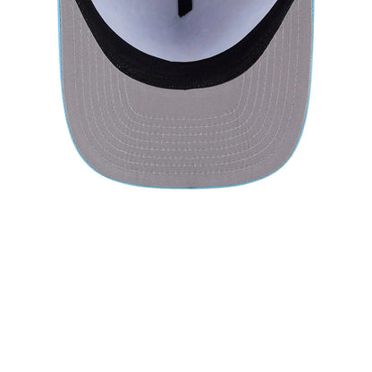 Pictured is this MLB Deep Water Detroit Tigers 9FIFTY A-Frame Snapback cap in pastel blue. 2