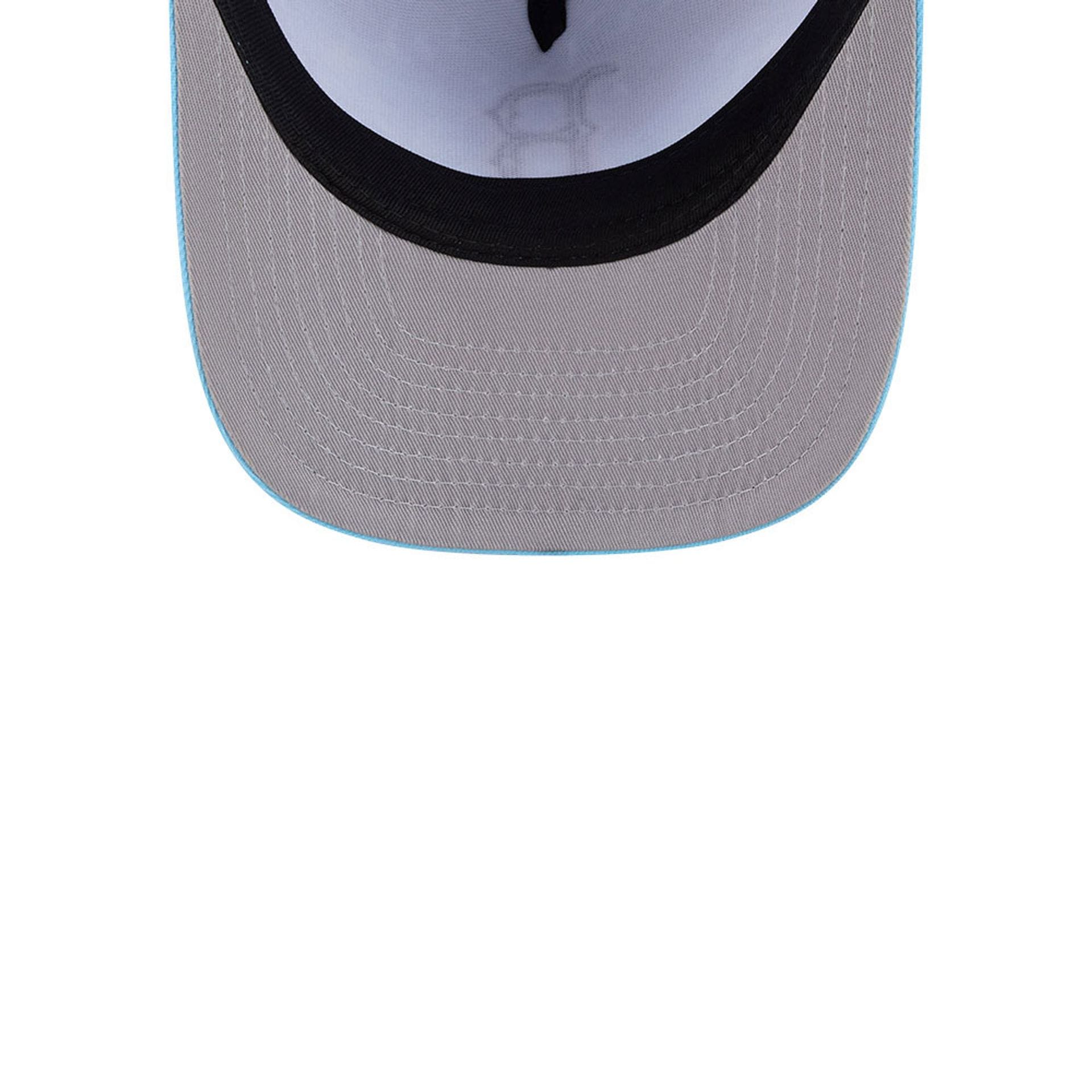 Pictured is this MLB Deep Water Boston Red Sox 9FIFTY A-Frame Snapback cap in pastel blue. 2