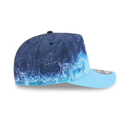 Pictured is this MLB Deep Water New York Mets 9FIFTY A-Frame Snapback cap in pastel blue. 6