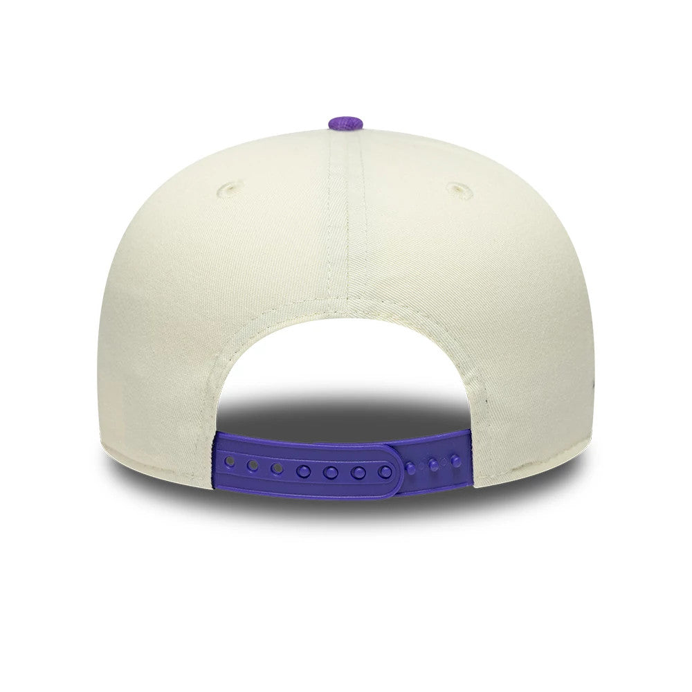 Pictured is this NBA Hardwood Classic LA Lakers 19TWENTY cap in cream. 5