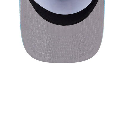 Pictured is this MLB Deep Water San Diego Padres 9FIFTY A-Frame Snapback cap in pastel blue. 2