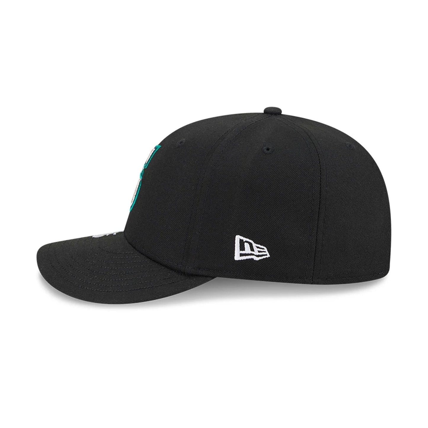 Pictured is this MLB Vissurf Seattle Mariners 9FIFTY Snapback cap in black. 6