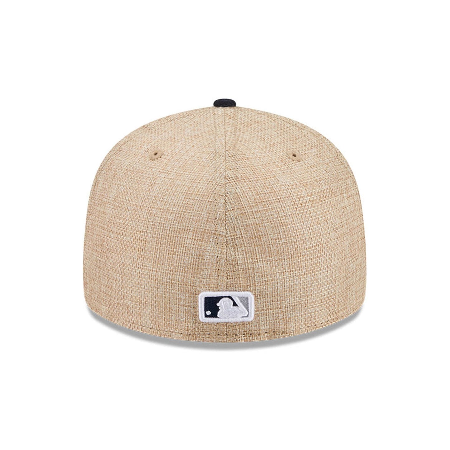 Pictured is this MLB Twine New York Yankees 59FIFTY Fitted cap in navy. 7