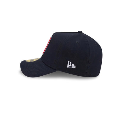 Pictured is this MLB Team Side Boston Red Sox 59FORTY A-Frame Fitted cap in navy. 6