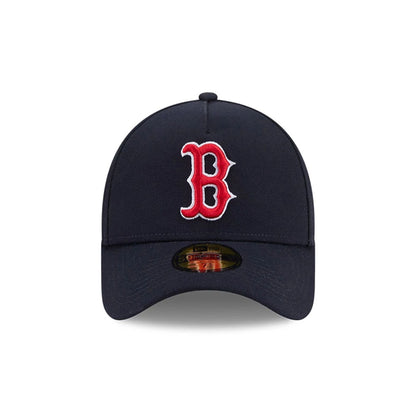 Pictured is this MLB Team Side Boston Red Sox 59FORTY A-Frame Fitted cap in navy. 3