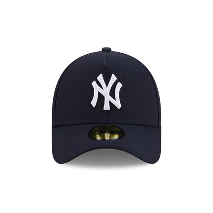 Pictured is this MLB Team Side New York Yankees 59FORTY A-Frame Fitted cap in navy. 3