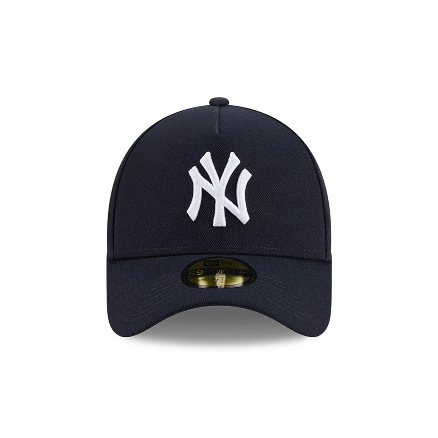 Pictured is this MLB Team Side New York Yankees 59FORTY A-Frame Fitted cap in navy. 3