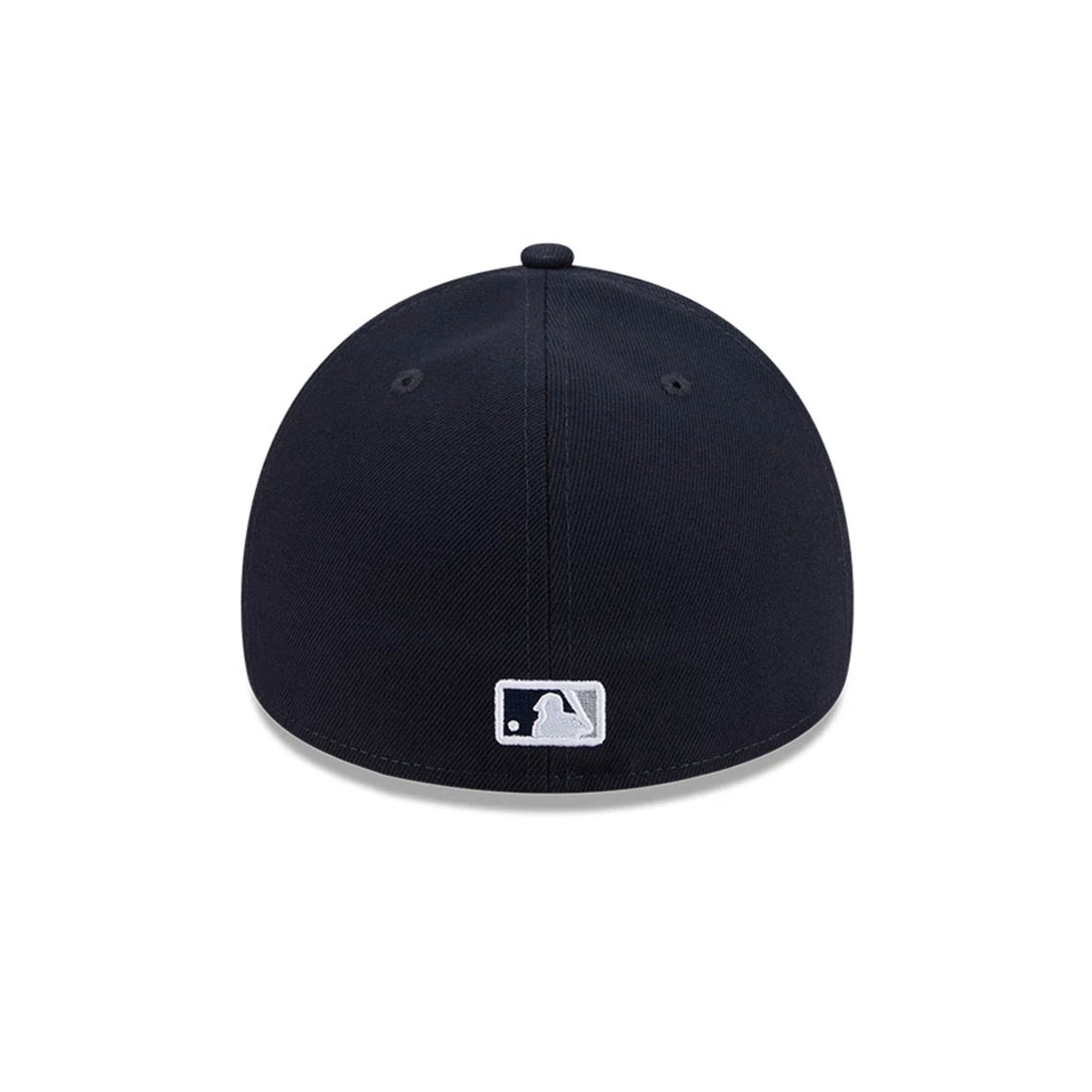Pictured is this MLB Team Side New York Yankees 59FORTY A-Frame Fitted cap in navy. 7