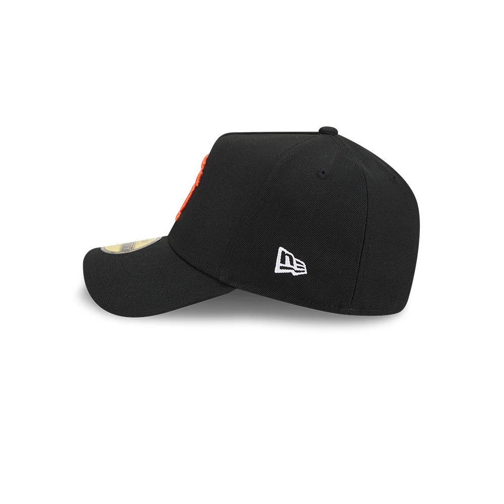 Pictured is this MLB Team Side San Francisco Giants 59FORTY A-Frame Fitted cap in black. 5