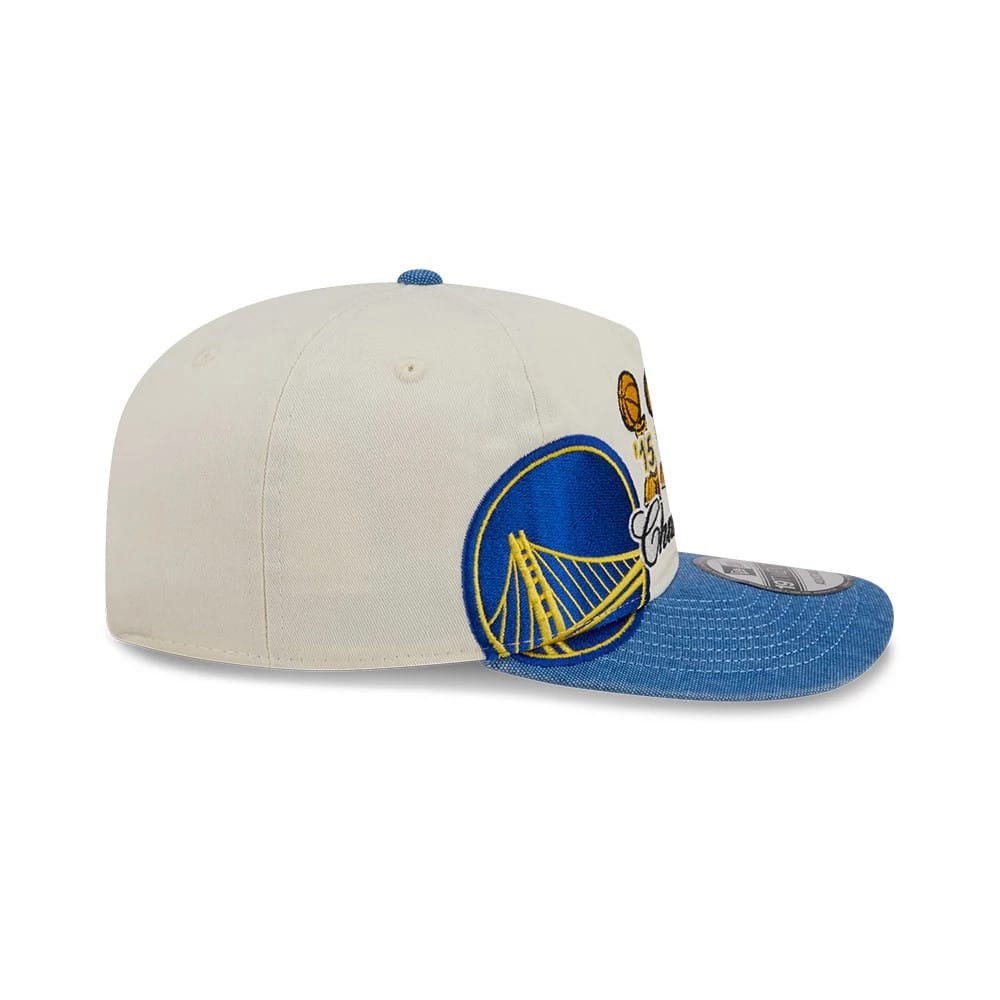 Pictured is this NBA Hardwood Classic Golden State Warriors 19TWENTY cap in blue. 7