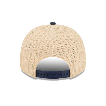Pictured is this MLB Grained Detroit Tigers 9FIFTY A-Frame Snapback cap in navy. 7