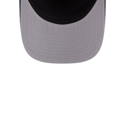 Pictured is this MLB Grained Detroit Tigers 9FIFTY A-Frame Snapback cap in navy. 2