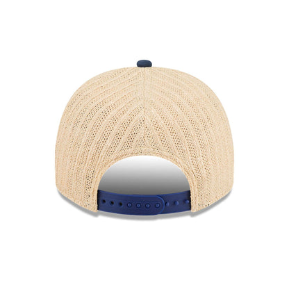 Pictured is this MLB Grained LA Dodgers 9FIFTY A-Frame Snapback cap in dark blue. 6