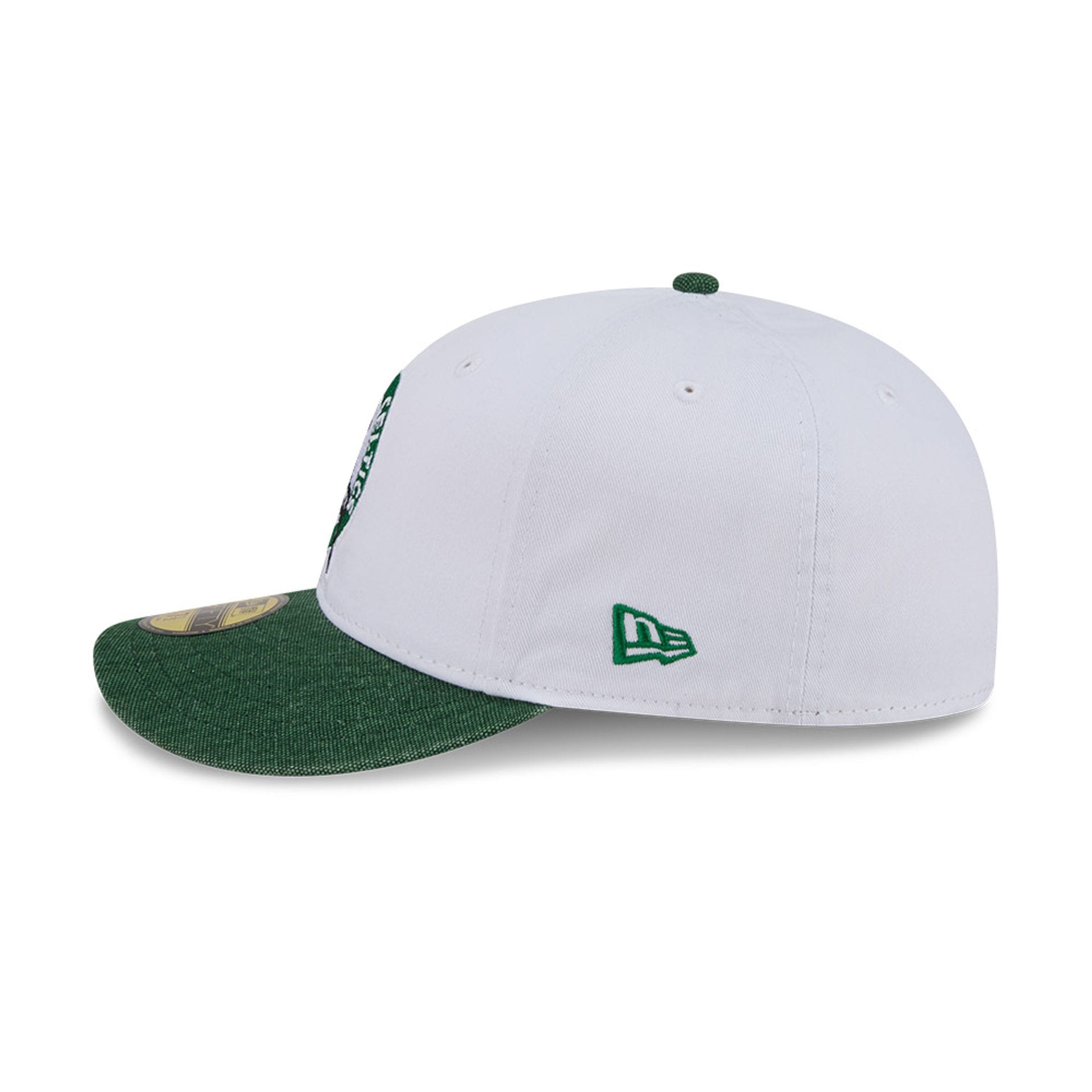 Pictured is this NBA Hardwood Classic Boston Celtics 59FIFTY Fitted cap in white. 6