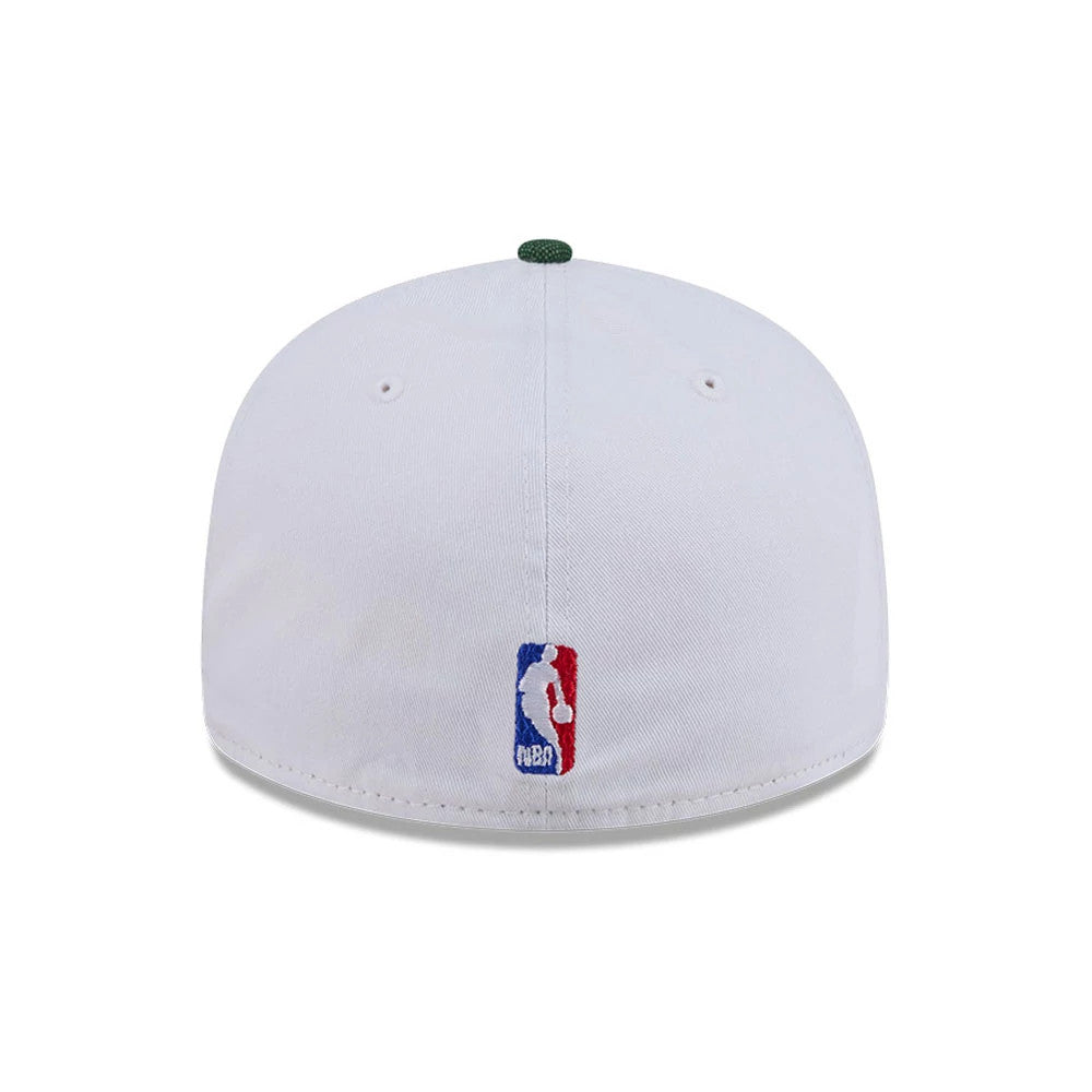 Pictured is this NBA Hardwood Classic Boston Celtics 59FIFTY Fitted cap in white. 7