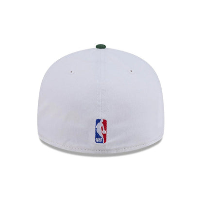 Pictured is this NBA Hardwood Classic Boston Celtics 59FIFTY Fitted cap in white. 7