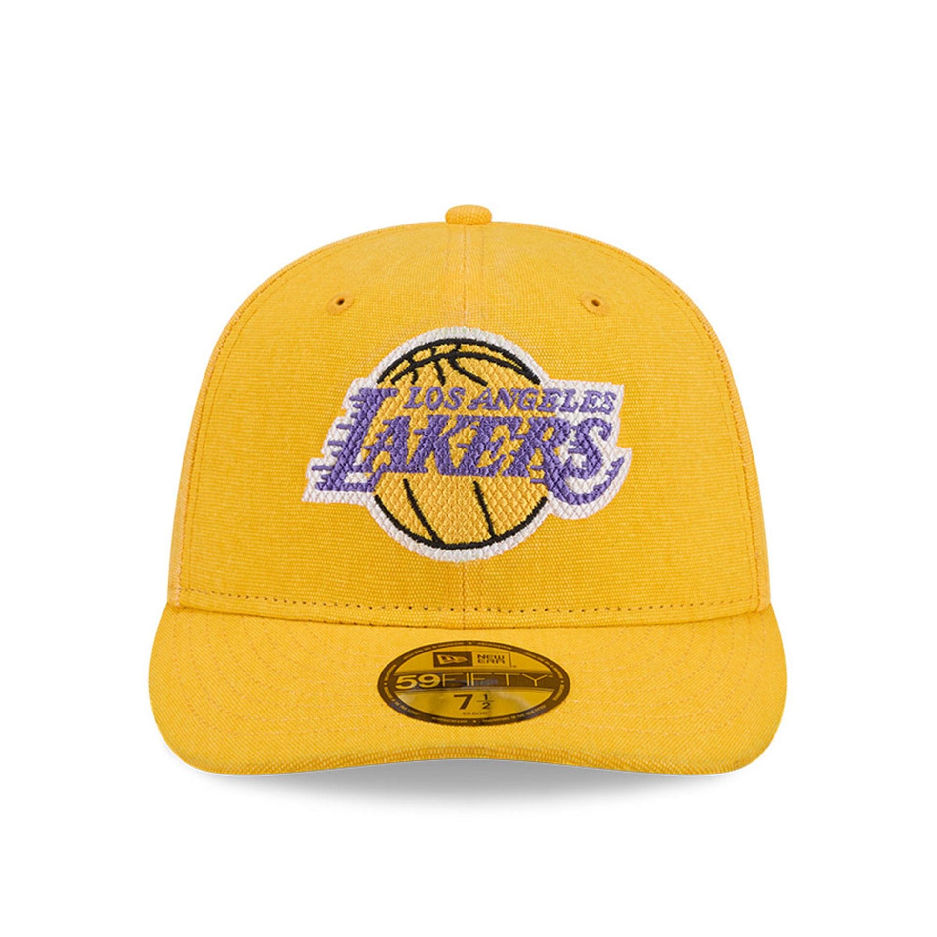 NBA Hardwood Classic LA Lakers Yellow 59FIFTY Fitted Cap | NEC EU