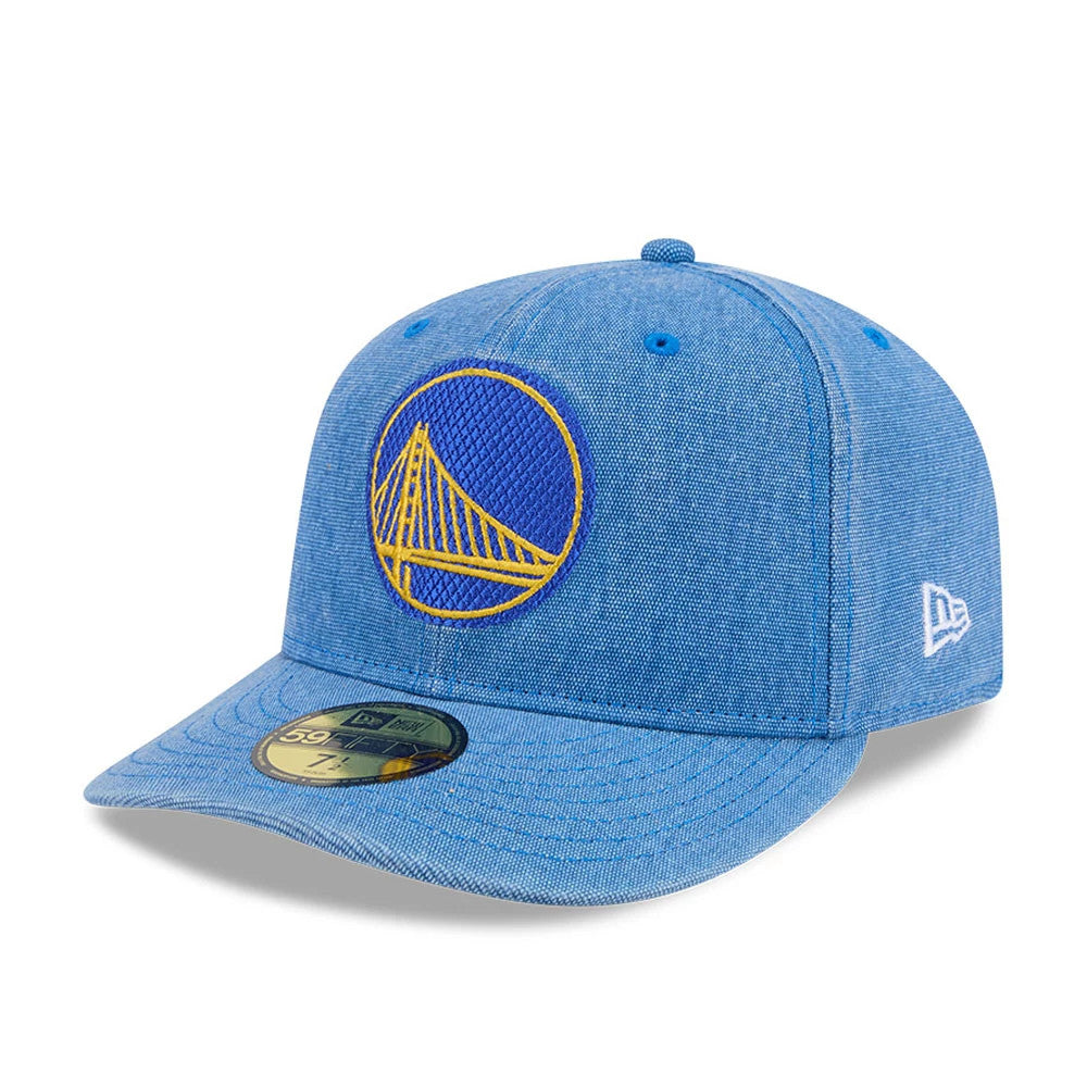 Pictured is this NBA Hardwood Classic Golden State Warriors 59FIFTY Fitted cap in blue. 4