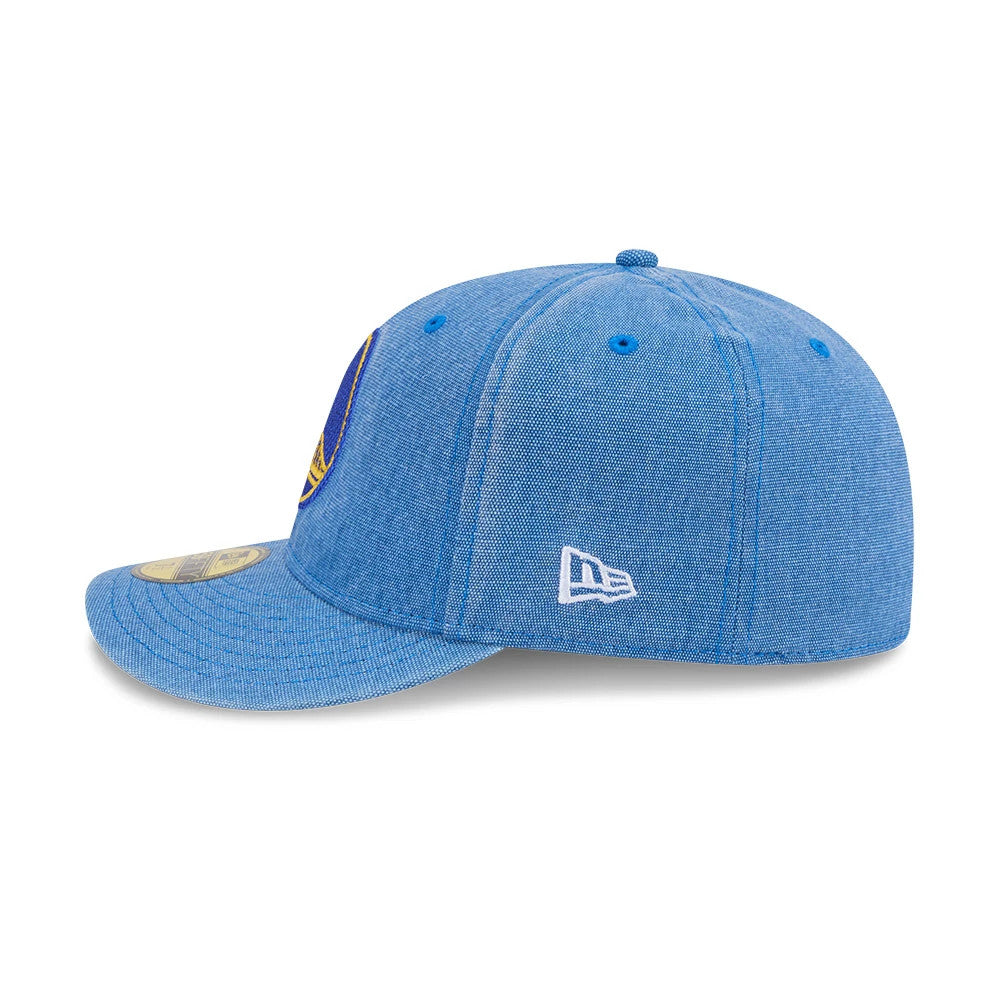 Pictured is this NBA Hardwood Classic Golden State Warriors 59FIFTY Fitted cap in blue. 6