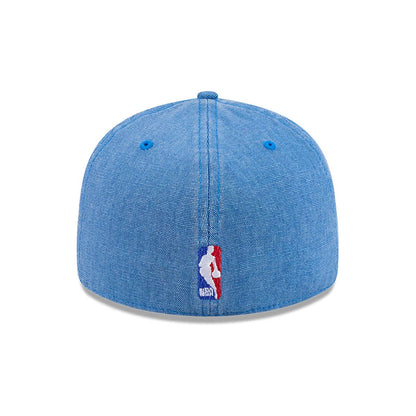 Pictured is this NBA Hardwood Classic Golden State Warriors 59FIFTY Fitted cap in blue. 7