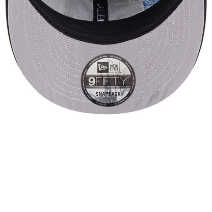 Pictured is this MLB Vissurf Atlanta Braves 9FIFTY Snapback cap in black. 2