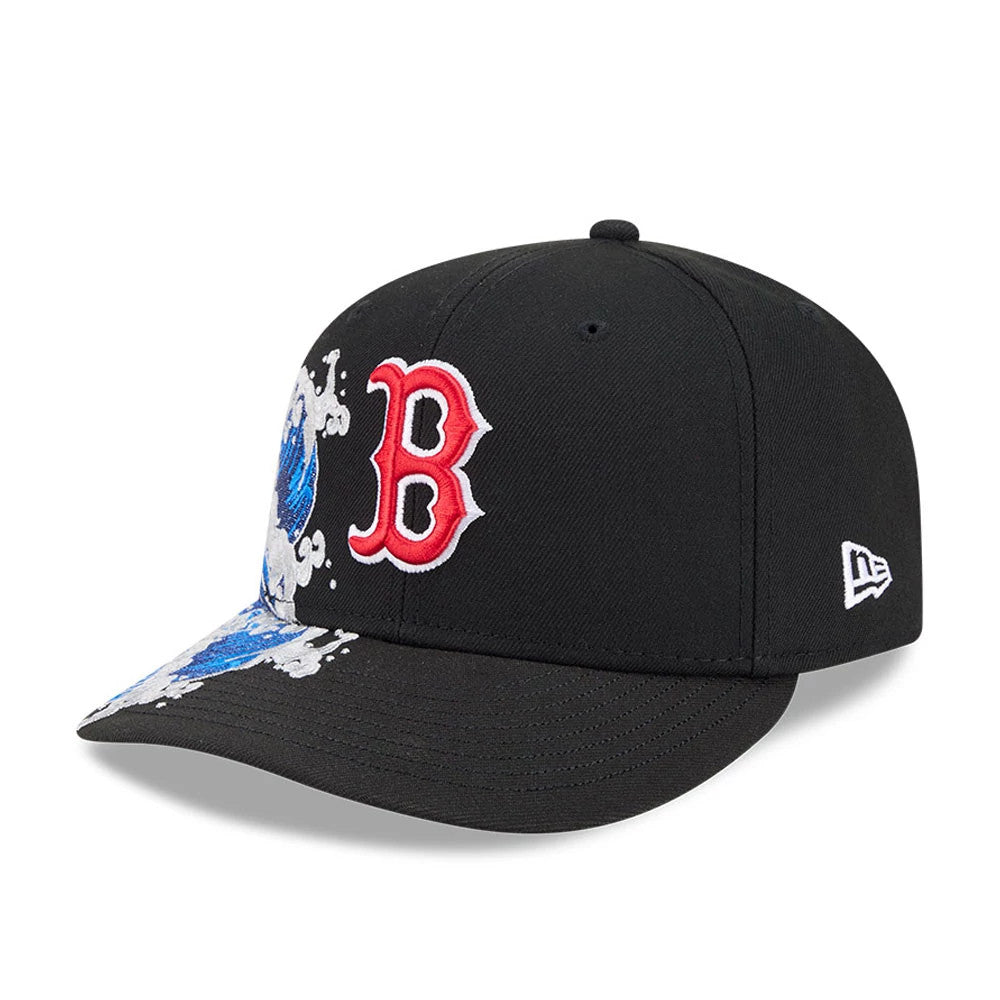 Pictured is this MLB Vissurf Boston Red Sox 9FIFTY Snapback cap in black. 4
