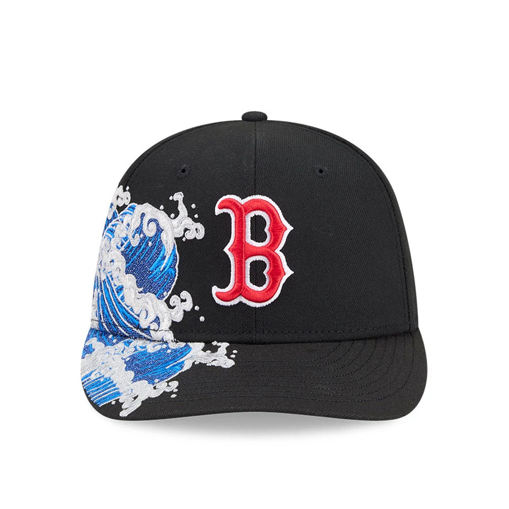 Pictured is this MLB Vissurf Boston Red Sox 9FIFTY Snapback cap in black. 3
