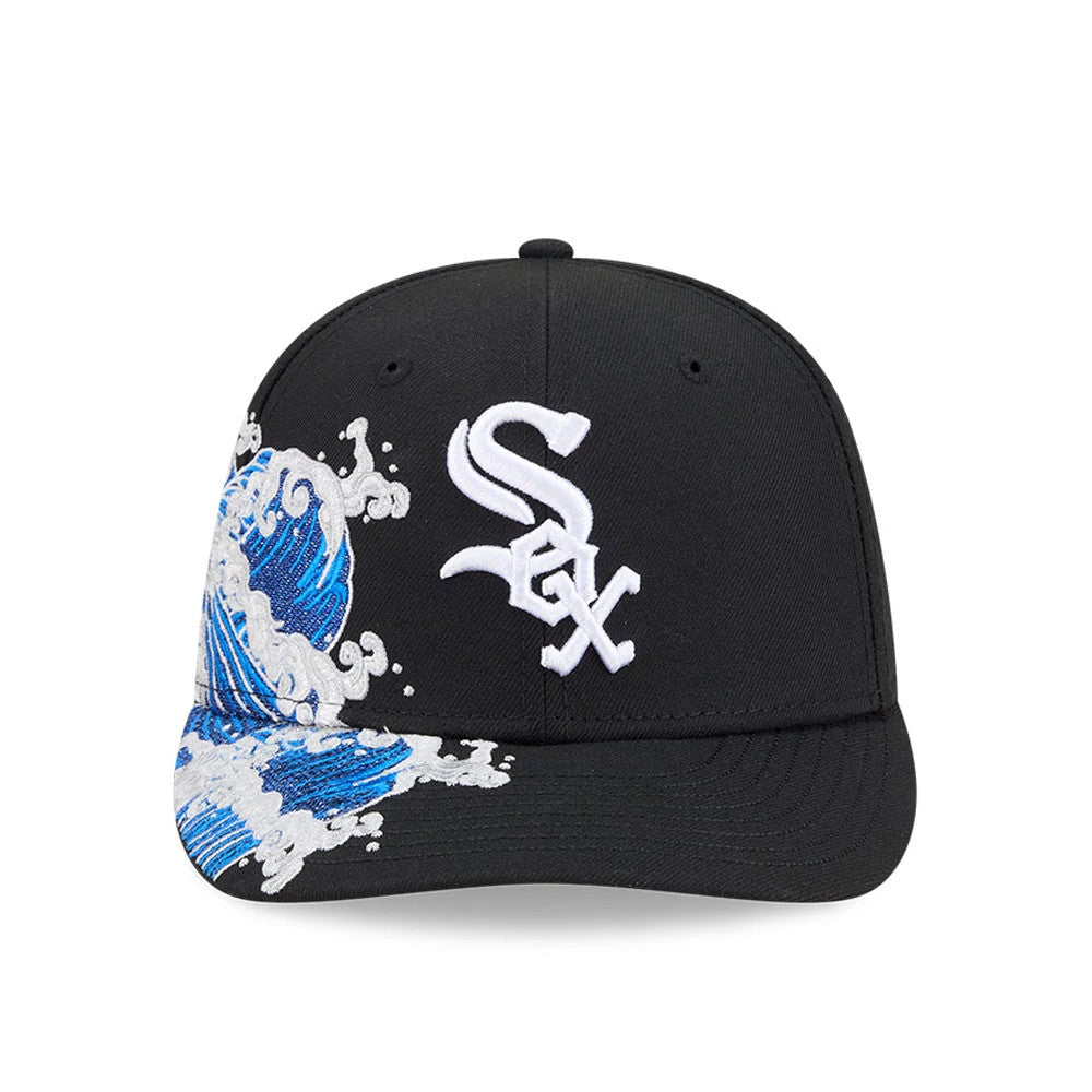 Pictured is this MLB Vissurf Chicago White Sox 9FIFTY Snapback cap in black. 3