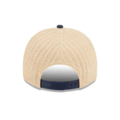 Pictured is this MLB Grained New York Yankees 9FIFTY A-Frame Snapback cap in navy. 7