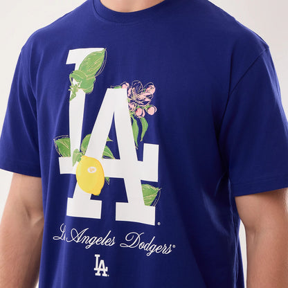 The model is wearing this MLB Life Graphic LA Dodgers T-Shirt in dark blue. 4