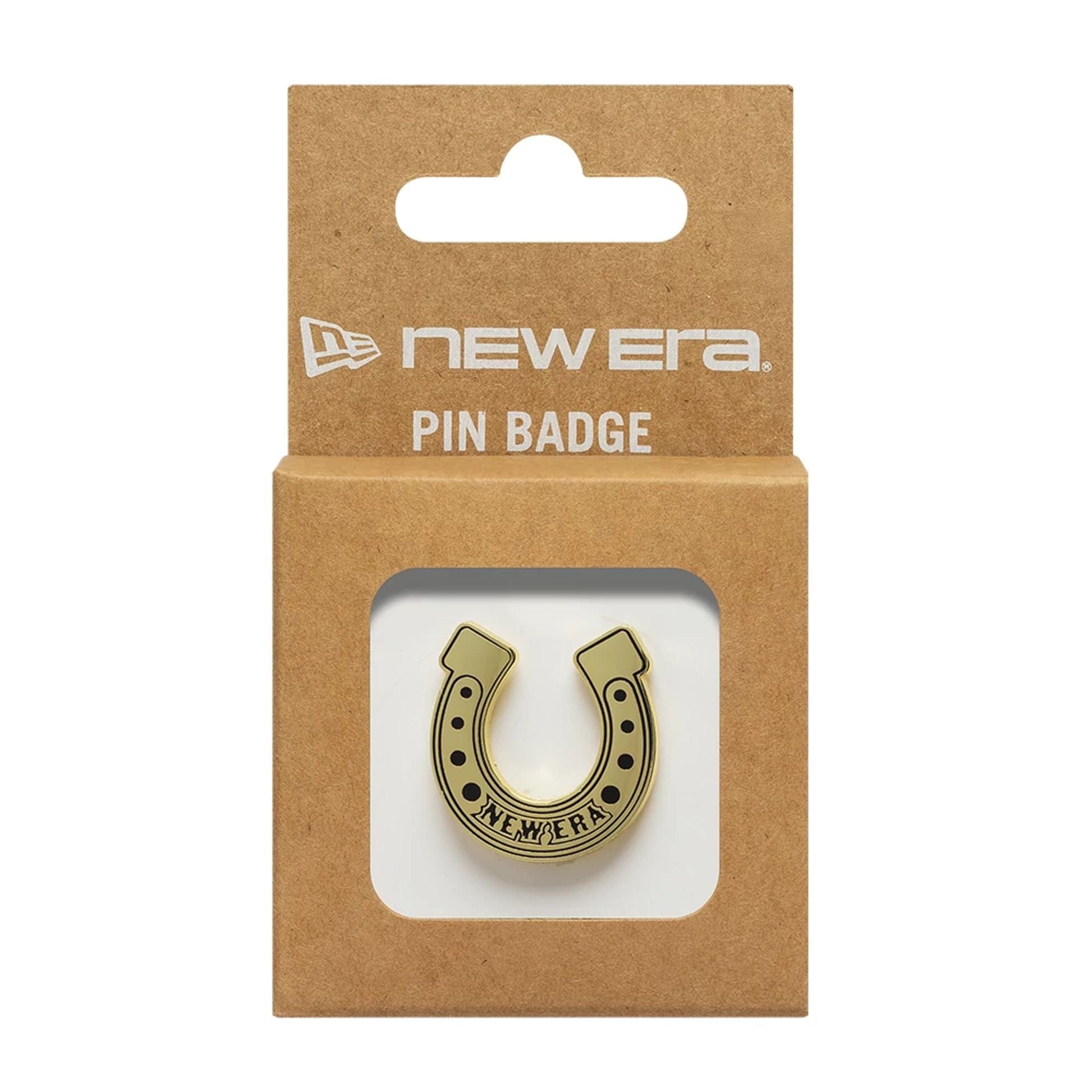 Pictured is this New Era Lunar New Year Horseshoe Pin Badge in gold. 2