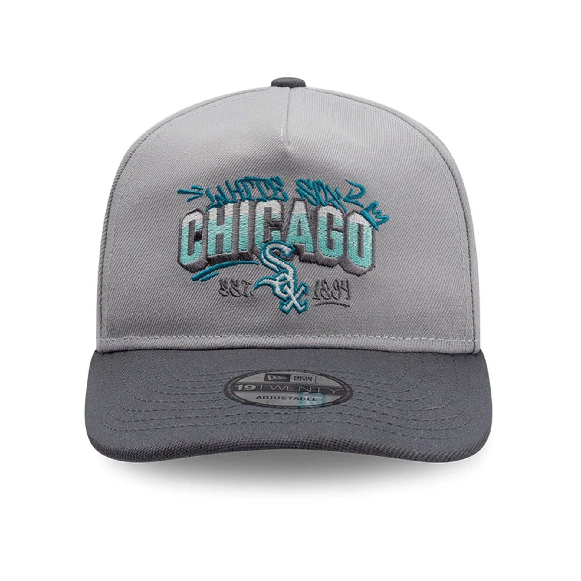 Pictured is this MLB Tagged Chicago White Sox 19TWENTY cap in grey. 2