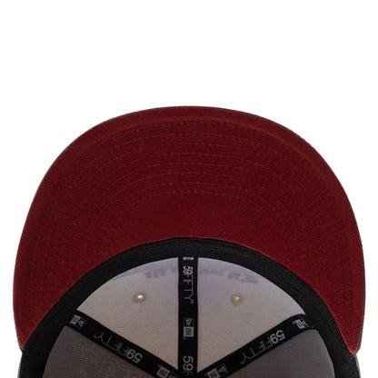 Pictured is this MLB Tagged New York Yankees 59FIFTY Fitted cap in grey. 2
