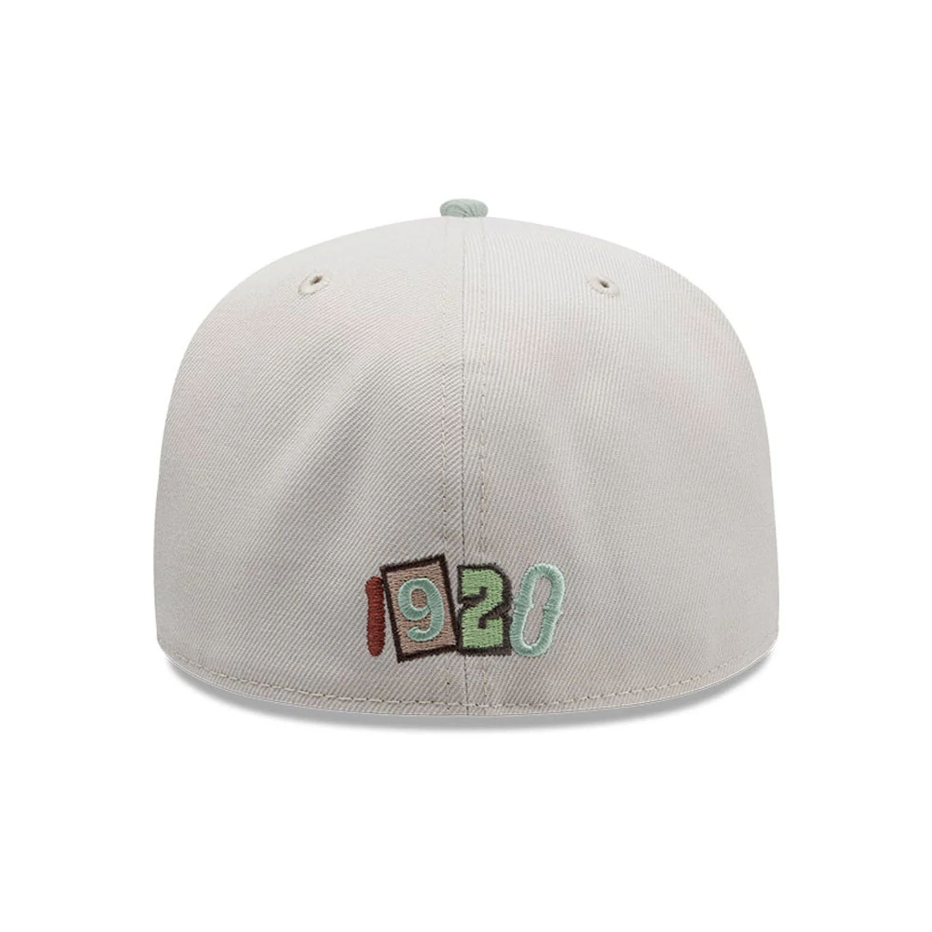 Pictured is this New Era DIY Note 59FIFTY Fitted cap in Light Beige. 5
