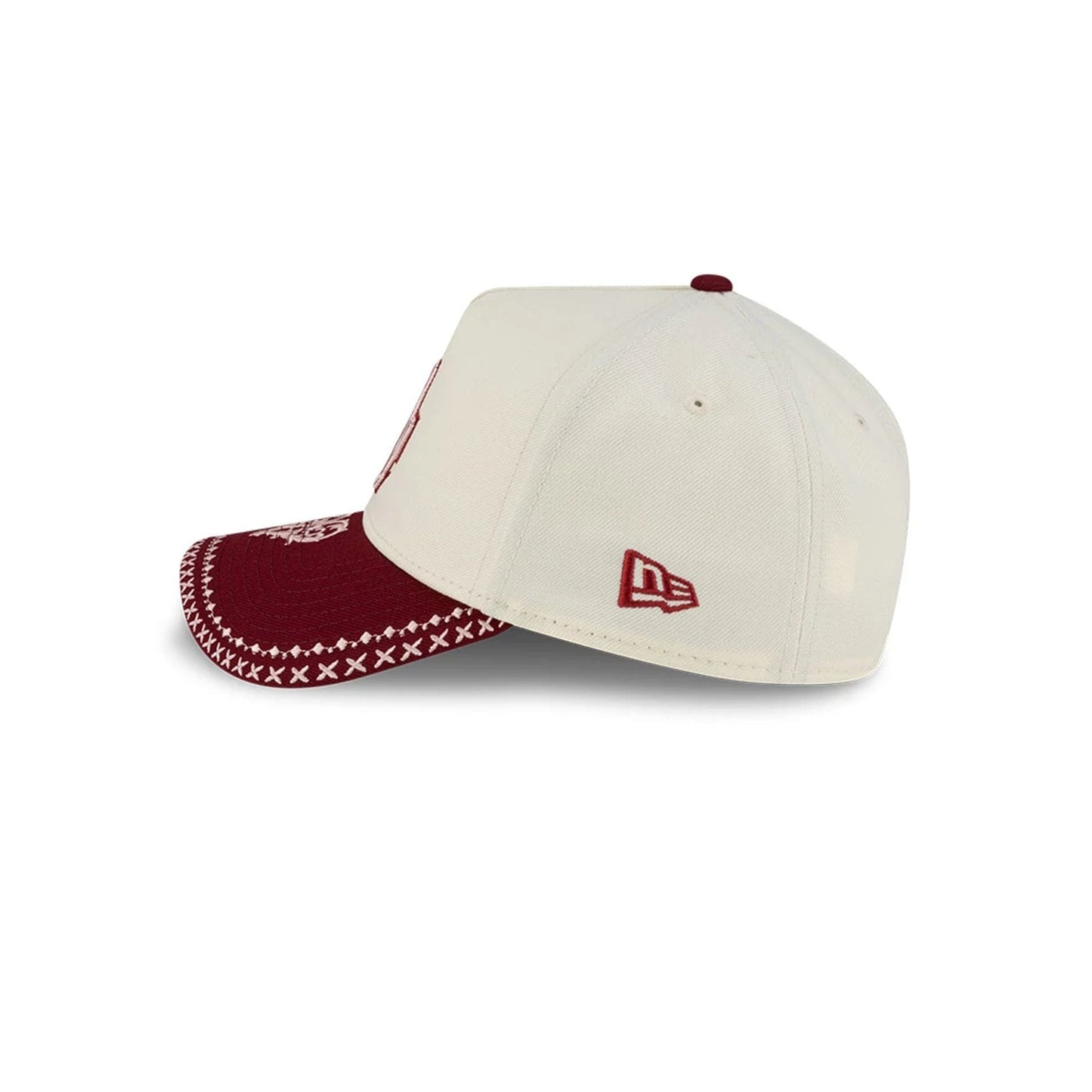 Pictured is this MLB Flourishes LA Dodgers 9FORTY A-Frame cap in white. 4