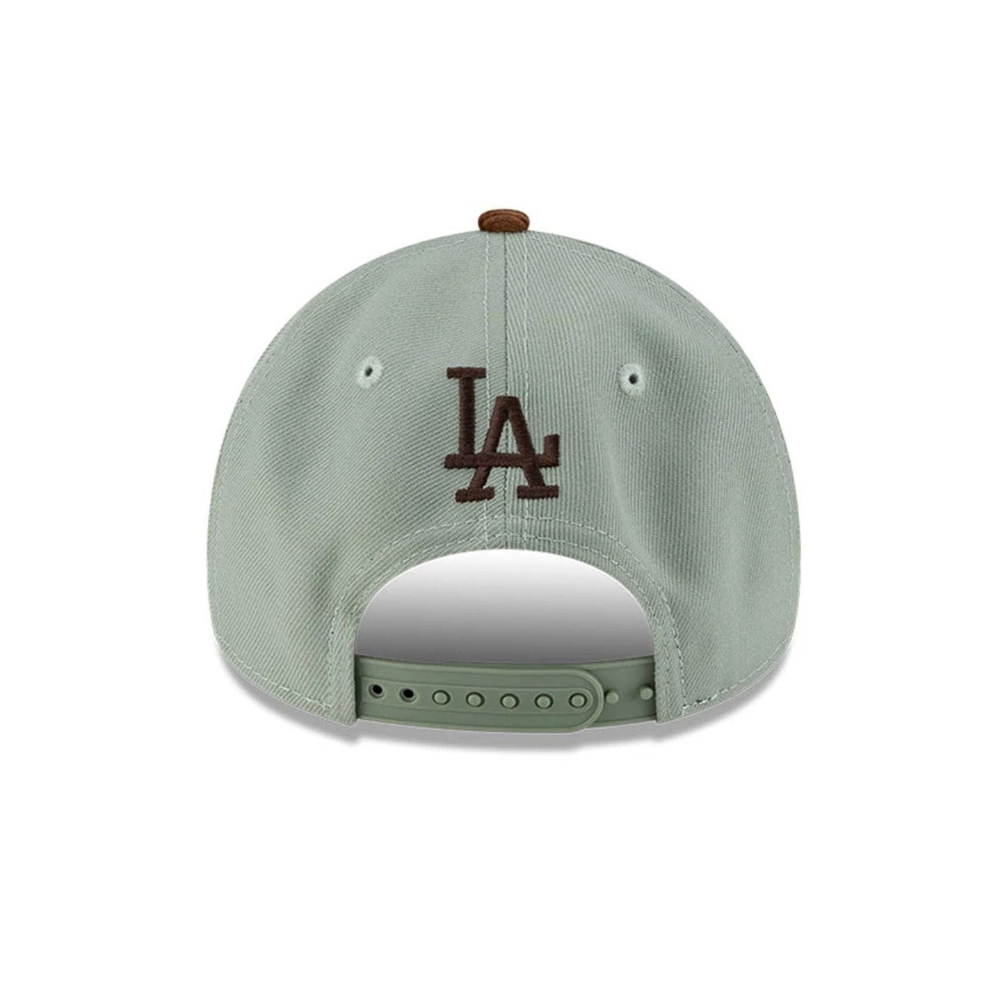 Pictured is this MLB DIY Note LA Dodgers 9FORTY A-Frame cap in dark brown. 5