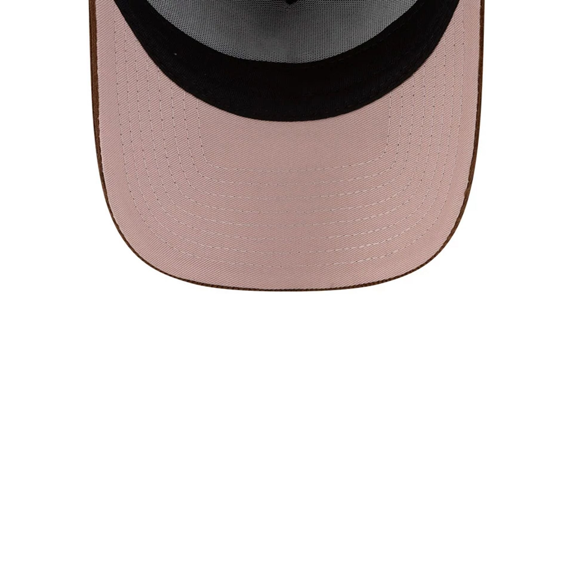 Pictured is this MLB DIY Note LA Dodgers 9FORTY A-Frame cap in dark brown. 2