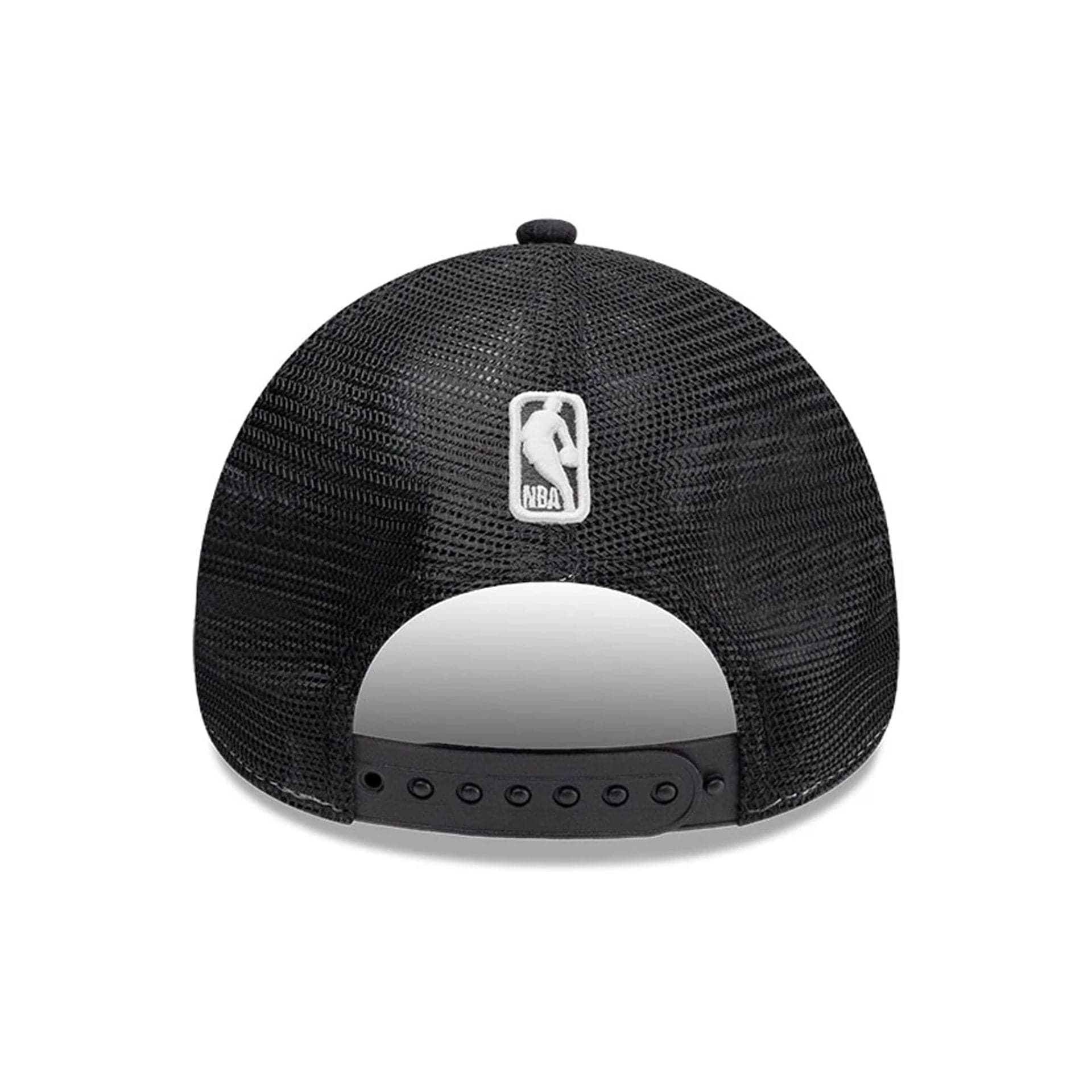 Pictured is this NBA Old English LA Lakers 9FORTY A-Frame cap in white. 4