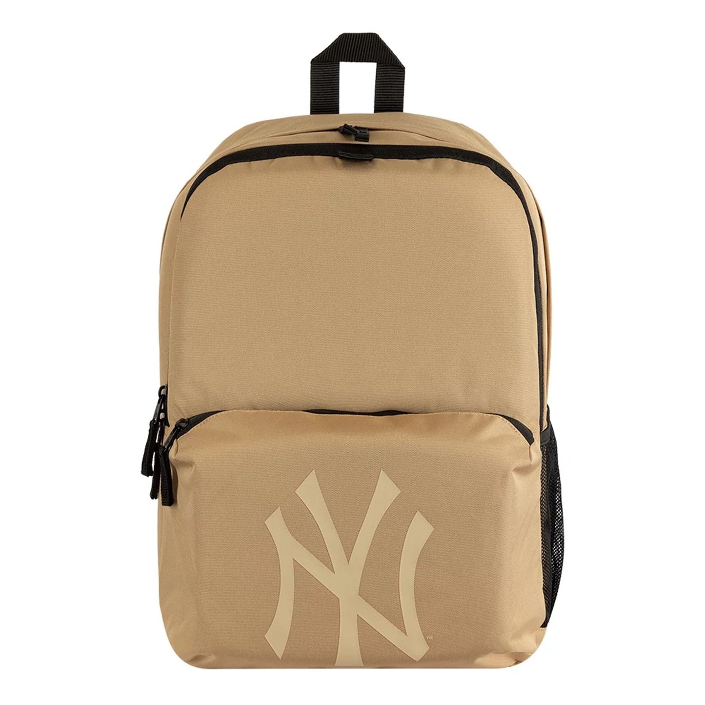 Pictured is this MLB New York Yankees Stadium Backpack in light beige. 3