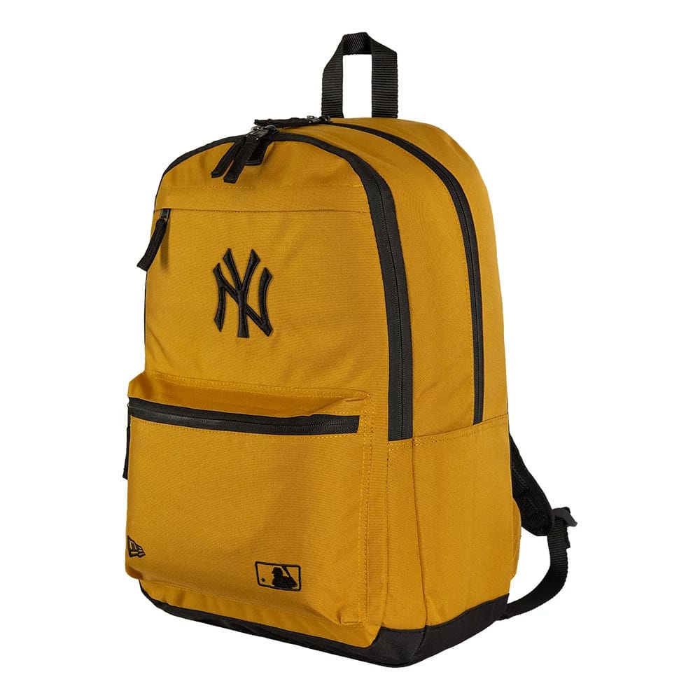 Pictured is this MLB New York Yankees Delaware Backpack in Yellow. 1