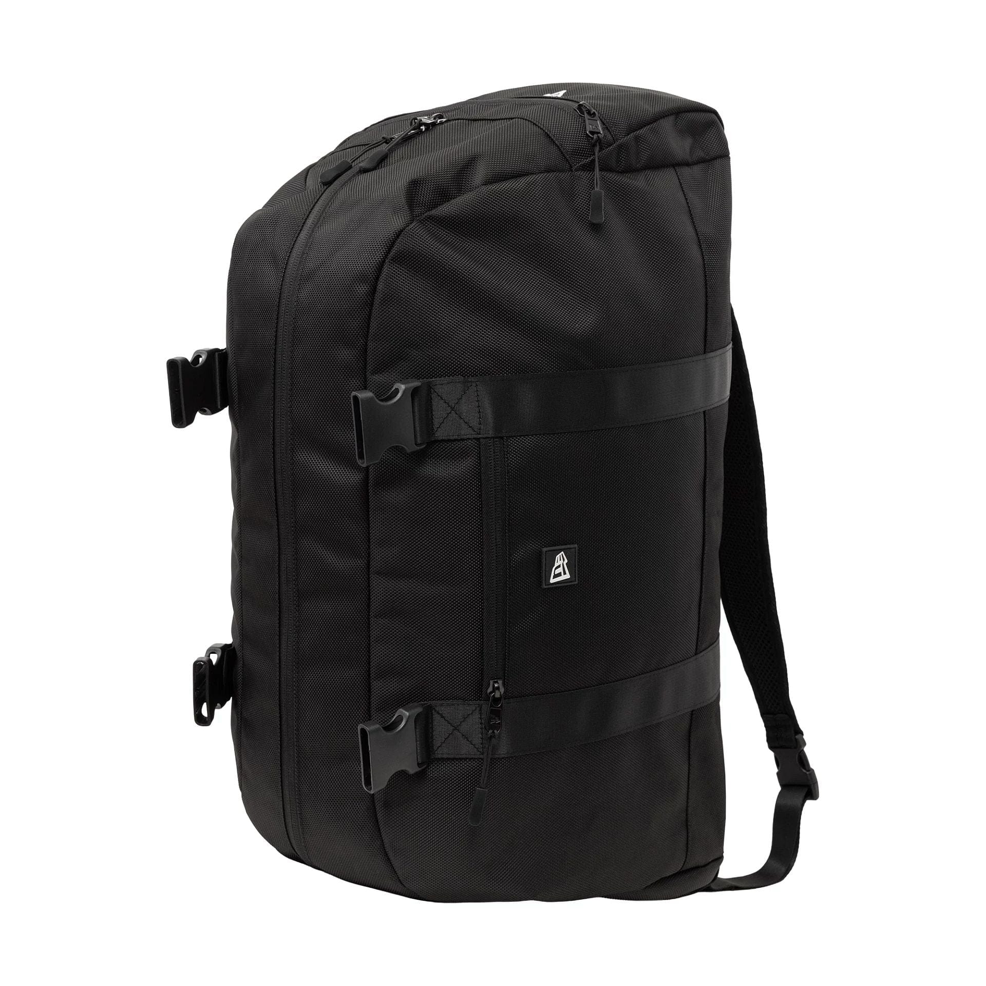 Pictured is this New Era Weekend Duffle Backpack Hybrid Bag in black. 4
