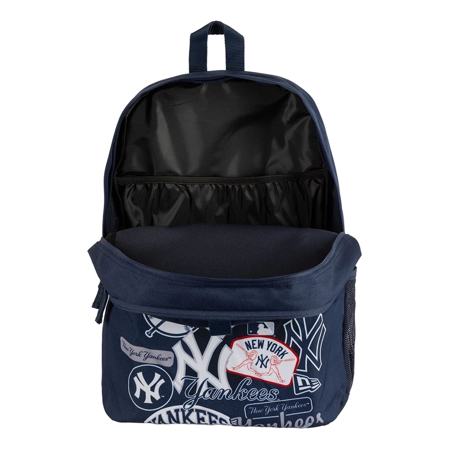 Pictured is this MLB New York Yankees Stadium Backpack in navy. 4
