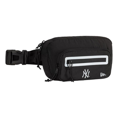 Pictured is this New York Yankees Active Mesh Waist Bag in black. 3