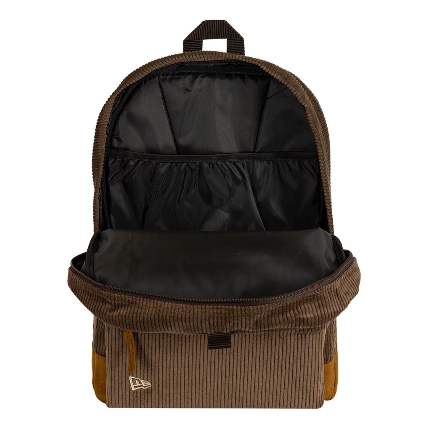 Pictured is this MLB Cord New York Yankees Stadium Backpack in dark brown. 4