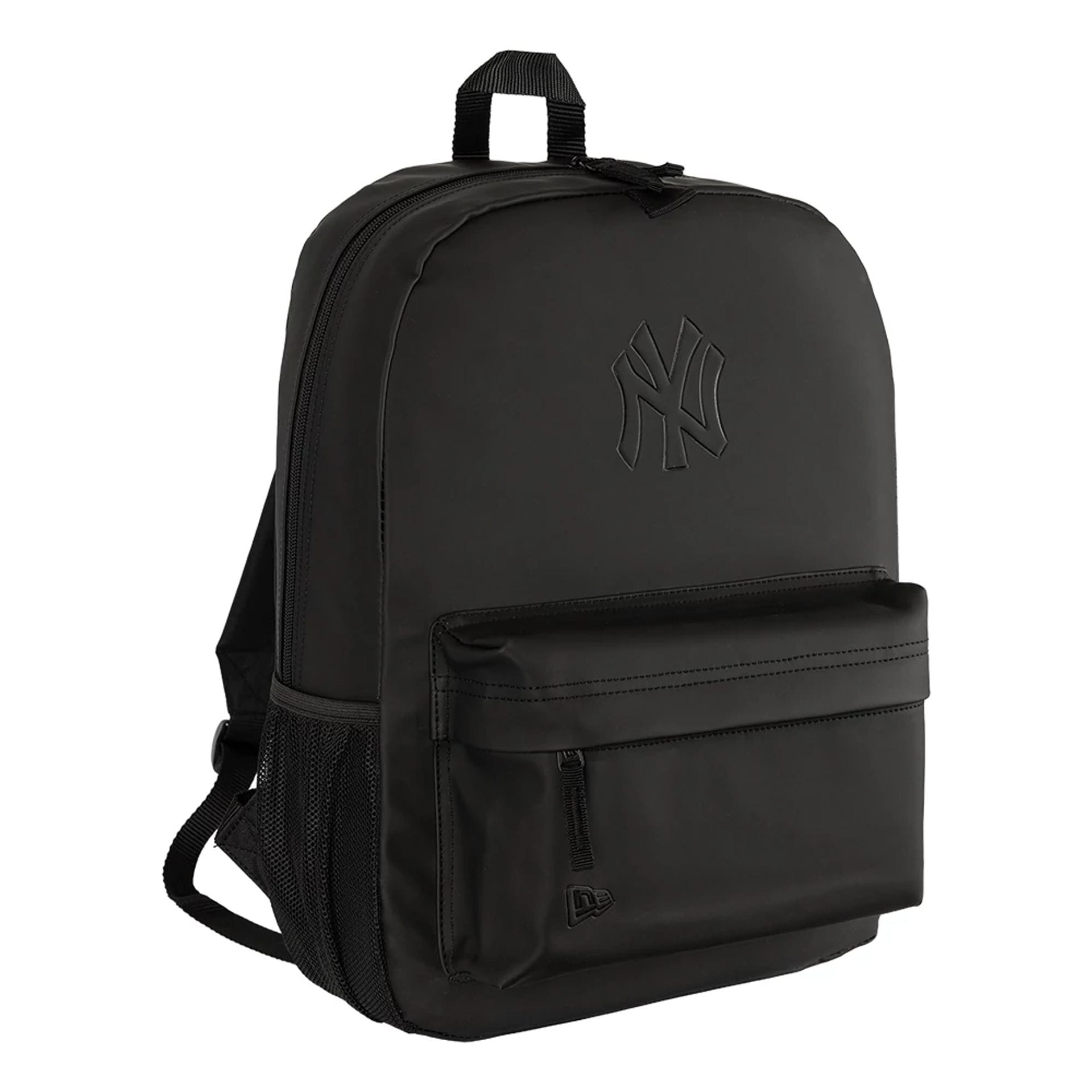 Pictured is this MLB Matte PU New York Yankees Stadium Backpack in black. 3