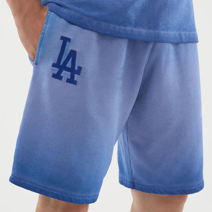 The model is wearing this MLB Washed Logo LA Dodgers Shorts in pastel blue. 4
