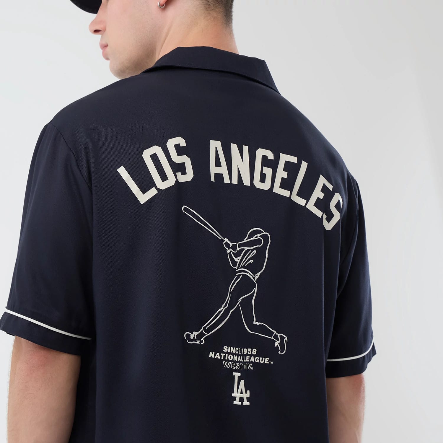 MLB Graphic Revere LA Dodgers Navy Short Sleeve Shirt | NEC EU