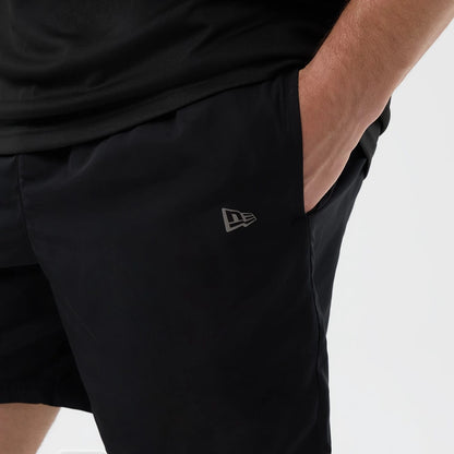 The model is wearing this MLB Core Plus New York Yankees Shorts in black. 4